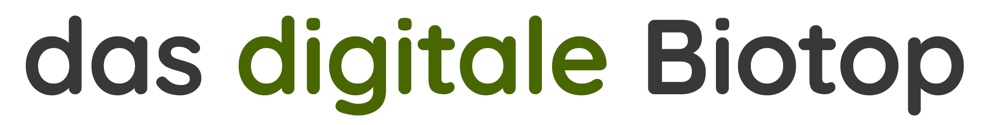 Digitales Biotop Logo Rahmen Oval